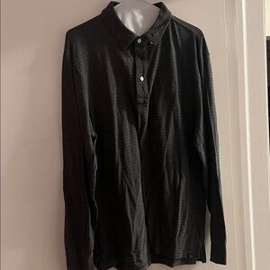 Faherty Brown Striped Polo